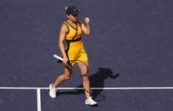 Simona Halep at the BNP Paribas Open.